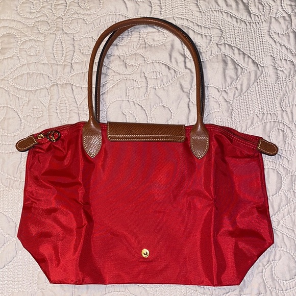 Longchamp Medium Le Pliage - Red - Picture 2 of 10